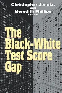 The Black-White Test Score Gap_cover