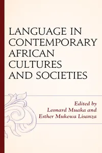 Language in Contemporary African Cultures and Societies_cover
