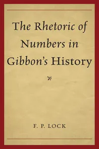 The Rhetoric of Numbers in Gibbon's History_cover