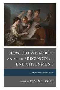 Howard Weinbrot and the Precincts of Enlightenment_cover