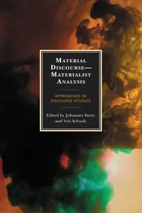 Material Discourse—Materialist Analysis_cover