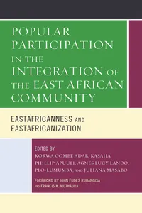 Popular Participation in the Integration of the East African Community_cover