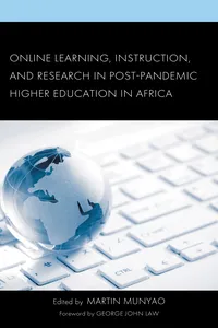 Online Learning, Instruction, and Research in Post-Pandemic Higher Education in Africa_cover
