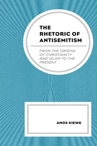 The Rhetoric of Antisemitism_cover
