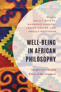 Well-Being in African Philosophy_cover