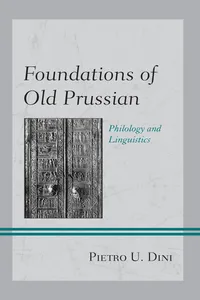 Foundations of Old Prussian_cover