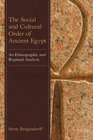 The Social and Cultural Order of Ancient Egypt
