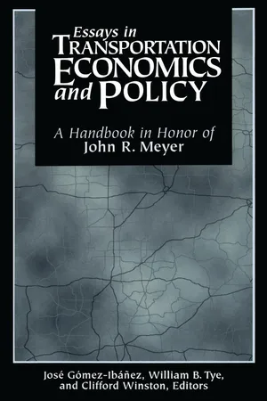 Essays in Transportation Economics and Policy