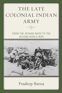 The Late Colonial Indian Army_cover