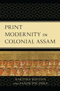Print Modernity in Colonial Assam_cover