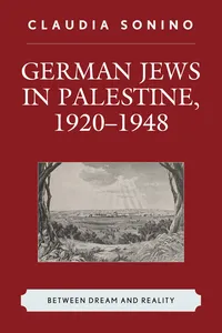German Jews in Palestine, 1920–1948_cover