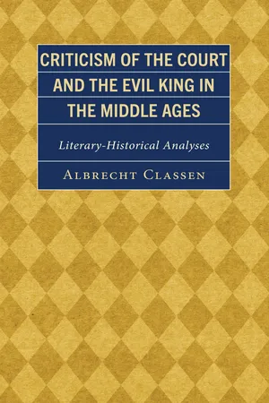 Criticism of the Court and the Evil King in the Middle Ages