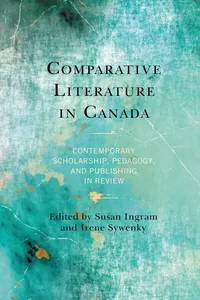Comparative Literature in Canada_cover