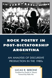 Rock Poetry in Post-Dictatorship Argentina_cover