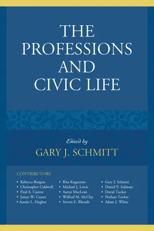 The Professions and Civic Life