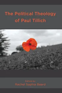 The Political Theology of Paul Tillich_cover
