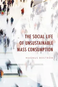 The Social Life of Unsustainable Mass Consumption_cover