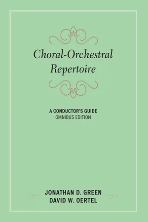 Choral-Orchestral Repertoire
