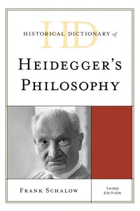 Historical Dictionary of Heidegger's Philosophy_cover