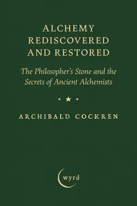 Alchemy Rediscovered and Restored_cover