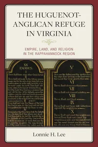 The Huguenot-Anglican Refuge in Virginia_cover