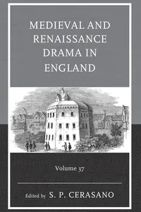 Medieval and Renaissance Drama in England_cover