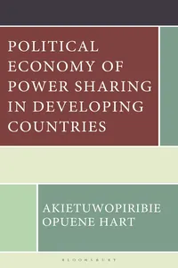 Political Economy of Power Sharing in Developing Countries_cover