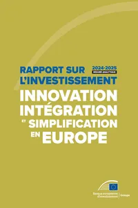Rapport 2024-2025 sur l'investissement – Résumé analytique_cover