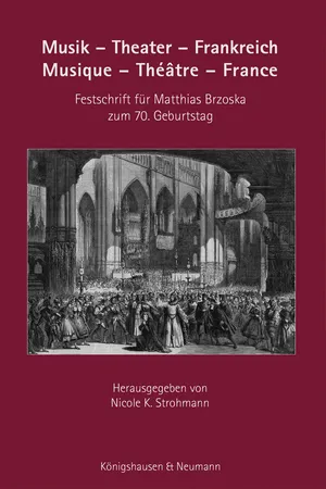 Musik – Theater – Frankreich. Musique – Théâtre – France