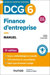 DCG 6 - Finance d'entreprise - Manuel - 5e éd._cover