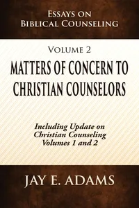 Matters of Concern to Christian Counselors