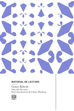 Geney Beltrán. Material de lectura