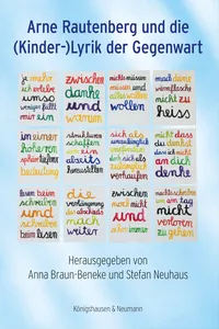 Arne Rautenberg und dieLyrik der Gegenwart_cover