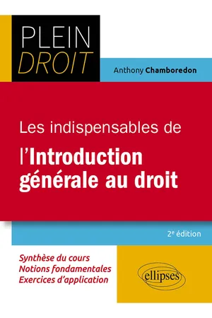 Indispensables intro droit 2ed