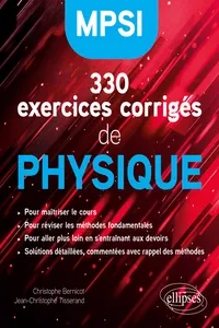 330 exercices Physique MPSI_cover