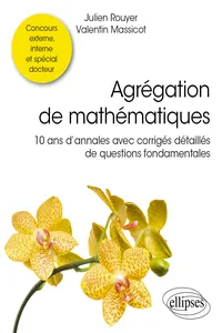 Agreg maths 10 ans d'annales_cover