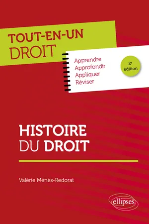 Tout-en-un Histoire droit 2ed