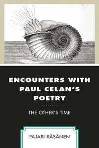 Encounters with Paul Celan's Poetry_cover