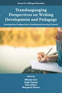 Translanguaging Perspectives on Writing Development and Pedagogy_cover