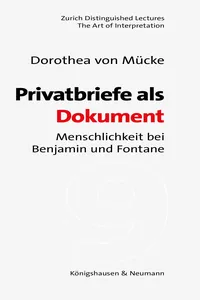 Privatbriefe als Dokument_cover