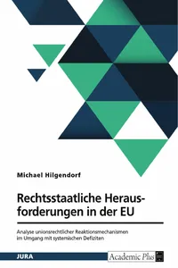 Rechtsstaatliche Herausforderungen in der EU