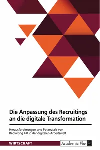 Die Anpassung des Recruitings an die digitale Transformation_cover