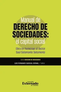 Manual de Derecho de Sociedades