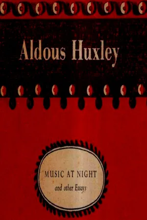Music at Night and Other Essays