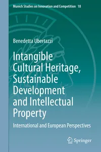Intangible Cultural Heritage, Sustainable Development and Intellectual Property_cover