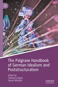 The Palgrave Handbook of German Idealism and Poststructuralism_cover