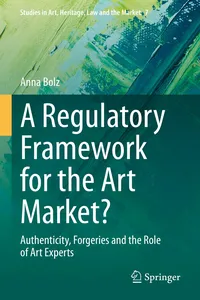 A Regulatory Framework for the Art Market?_cover