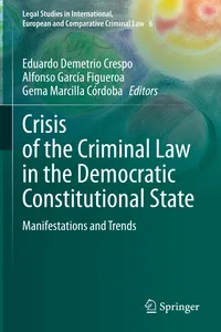 Crisis of the Criminal Law in the Democratic Constitutional State_cover
