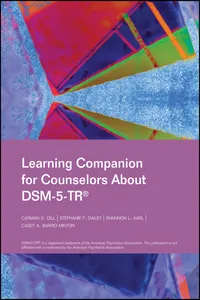 Learning Companion for Counselors About DSM-5-TR®_cover