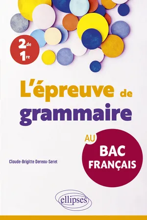 Epreuve grammaire bac français